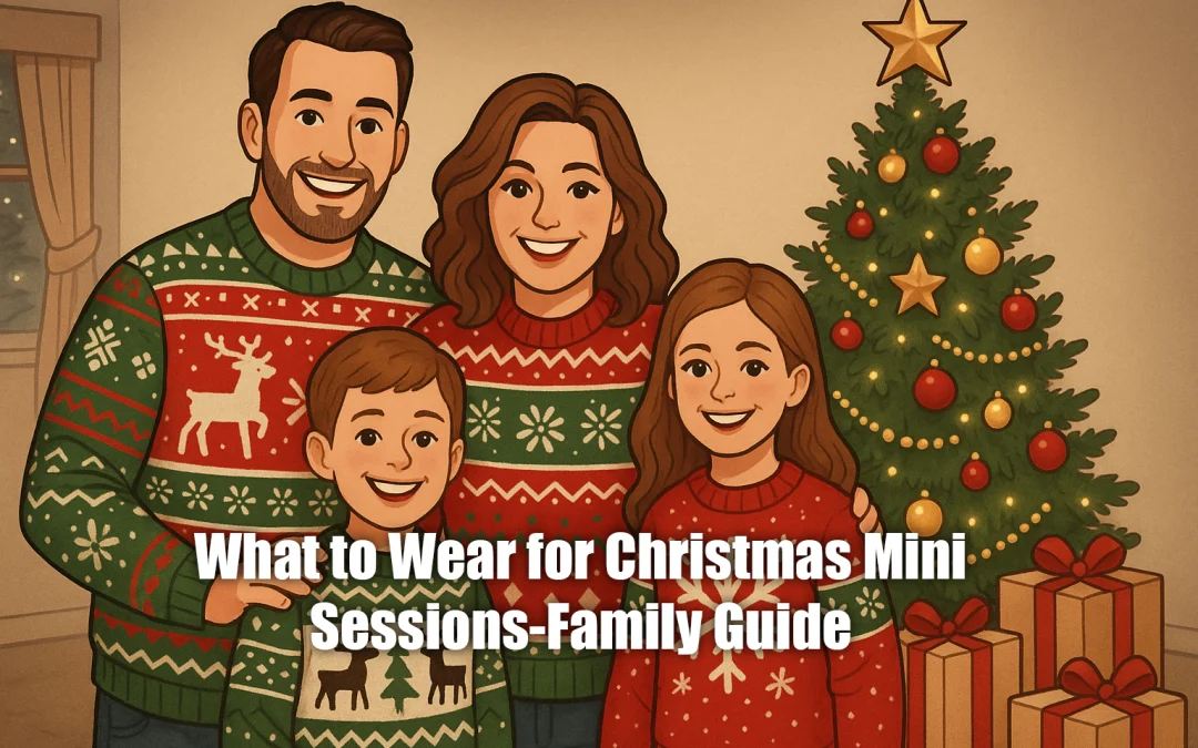 What to Wear for Christmas Mini Sessions (Family Guide)