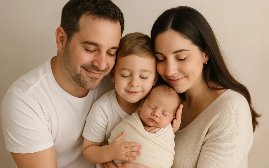 Newborn Photography with Family: A Little Messy, Totally Magical