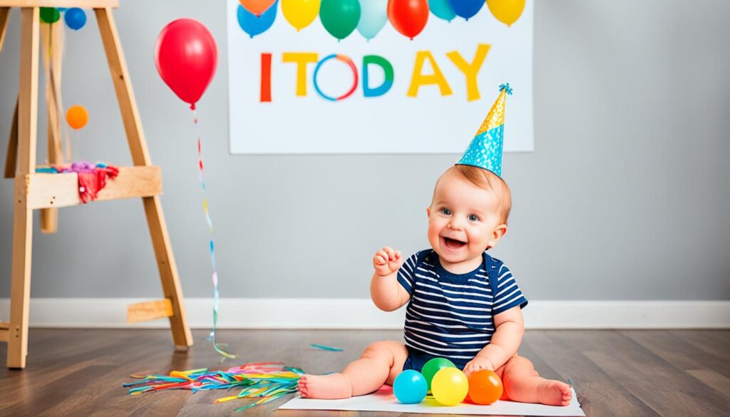 DIY baby photo session