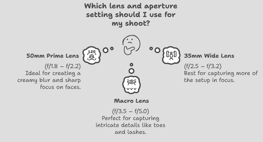 Depth of Field Cheat Sheet_ My Typical Settings in Studio - visual selection