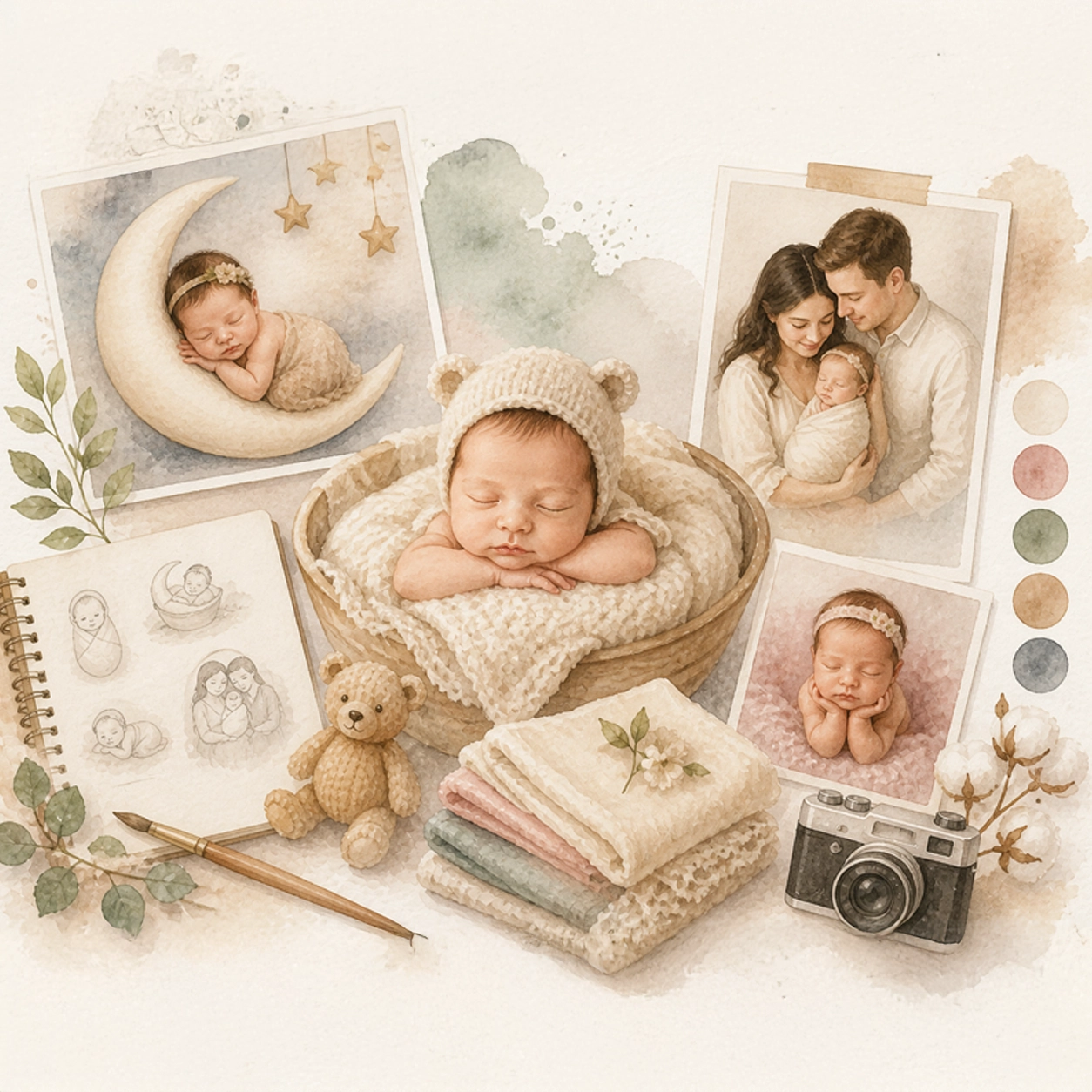 Newborn Photography Ideas & Poses Guide