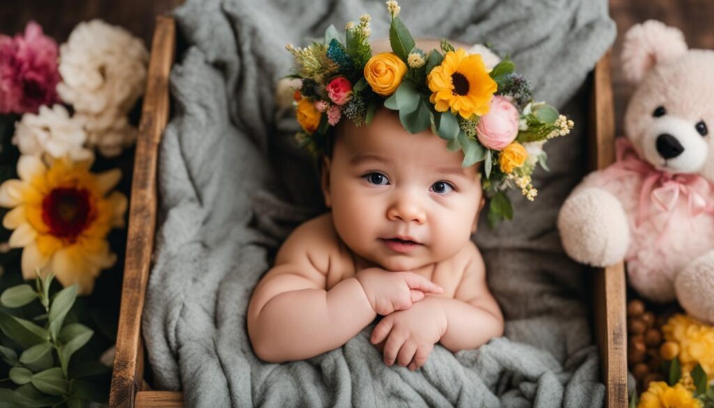 diy baby photoshoot headwear